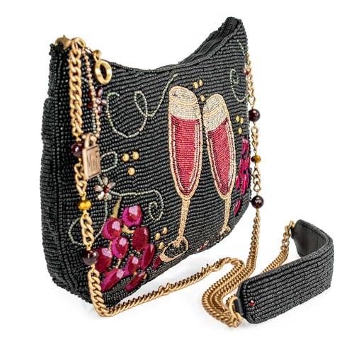 Mary Frances Bordeaux Crossbody Handbag3