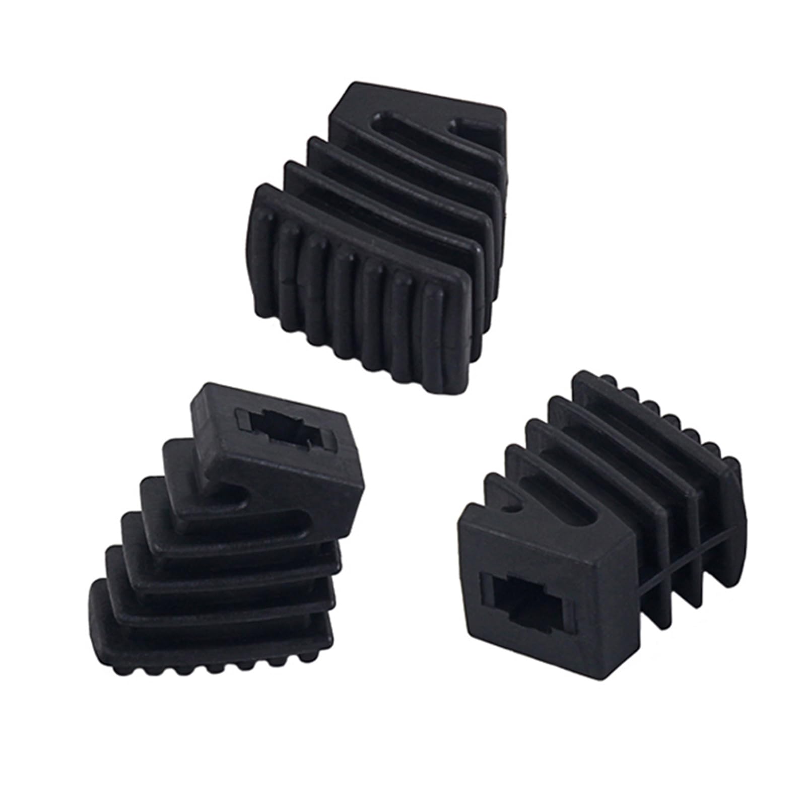 Zhouyqx As Shown 3Pieces Drum Rack Stand Rubber Feet Drum Leg Protectors Replacement Drum Stand Feet Drum Accessories