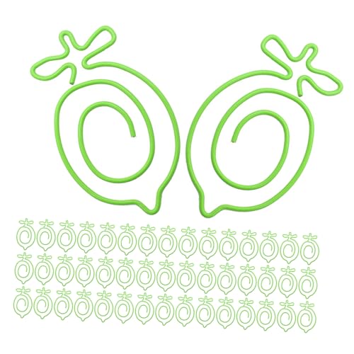 HOMSFOU 100個 メタル ペーパー クリップ ブックマーク メタル オーガナイザー クランプ ペーパー ページ クリップ ファイル