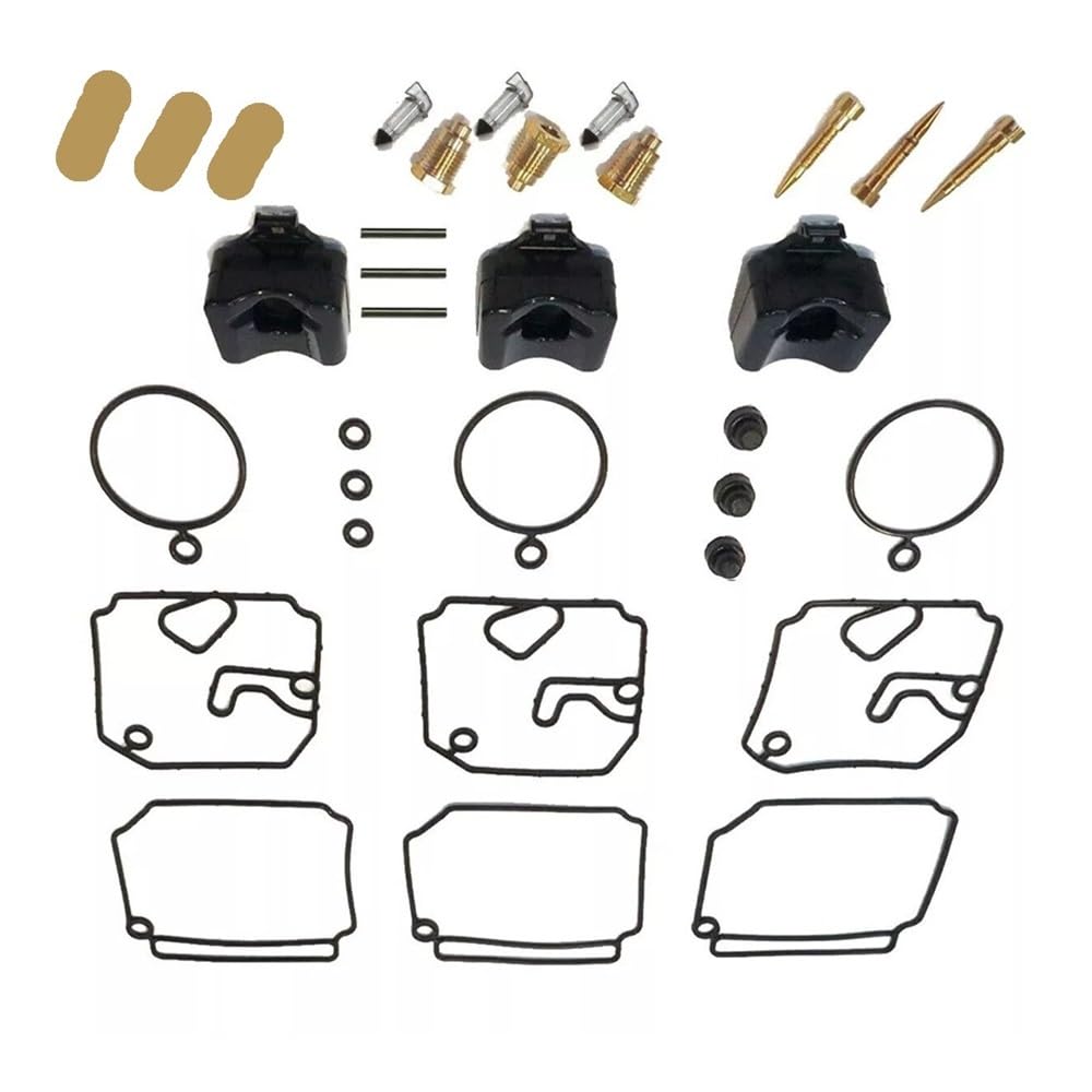 Kit carburateur 6H4-W0093-02 pour moteur hors-bord 2 temps 40 50 CV