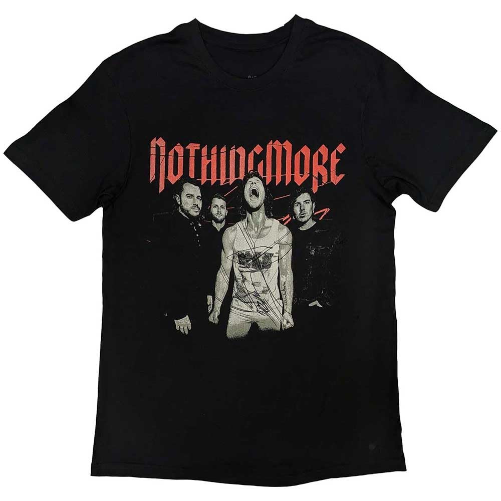 Rock Off officially licensed products Nothing More Band Photo T Shirt M Black