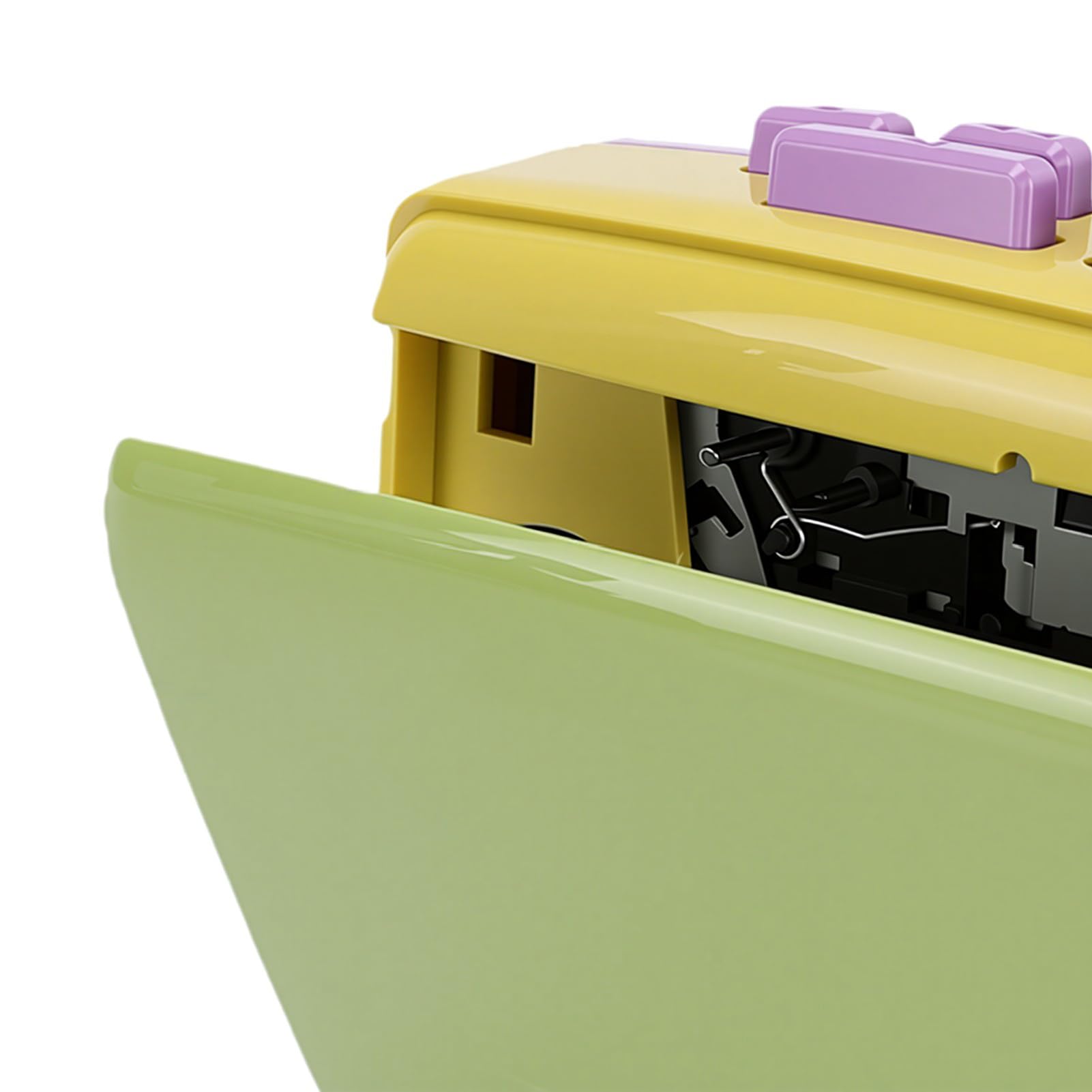 Karlak Lettore di Cassette retrò Lettore Musicale Portatile con Trasmissione FM e Registratore per gli Amanti della Musica Design Compatto USB e Alimentato a Batteria (Verde)
