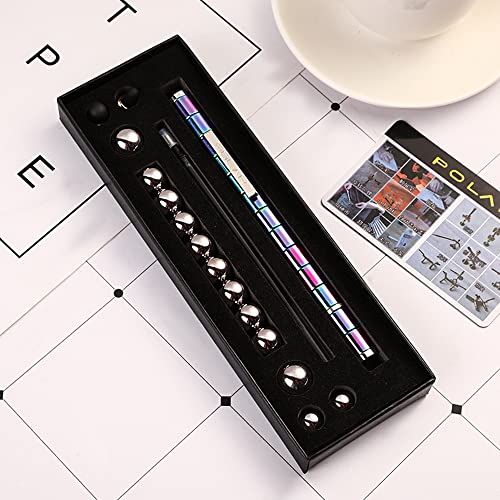 SUUYOO Fidget Toys Adult, Magnetic Fidget Pen, Magnet Pen for Boys, Fun Metal Ballpoint Pen, for Tee