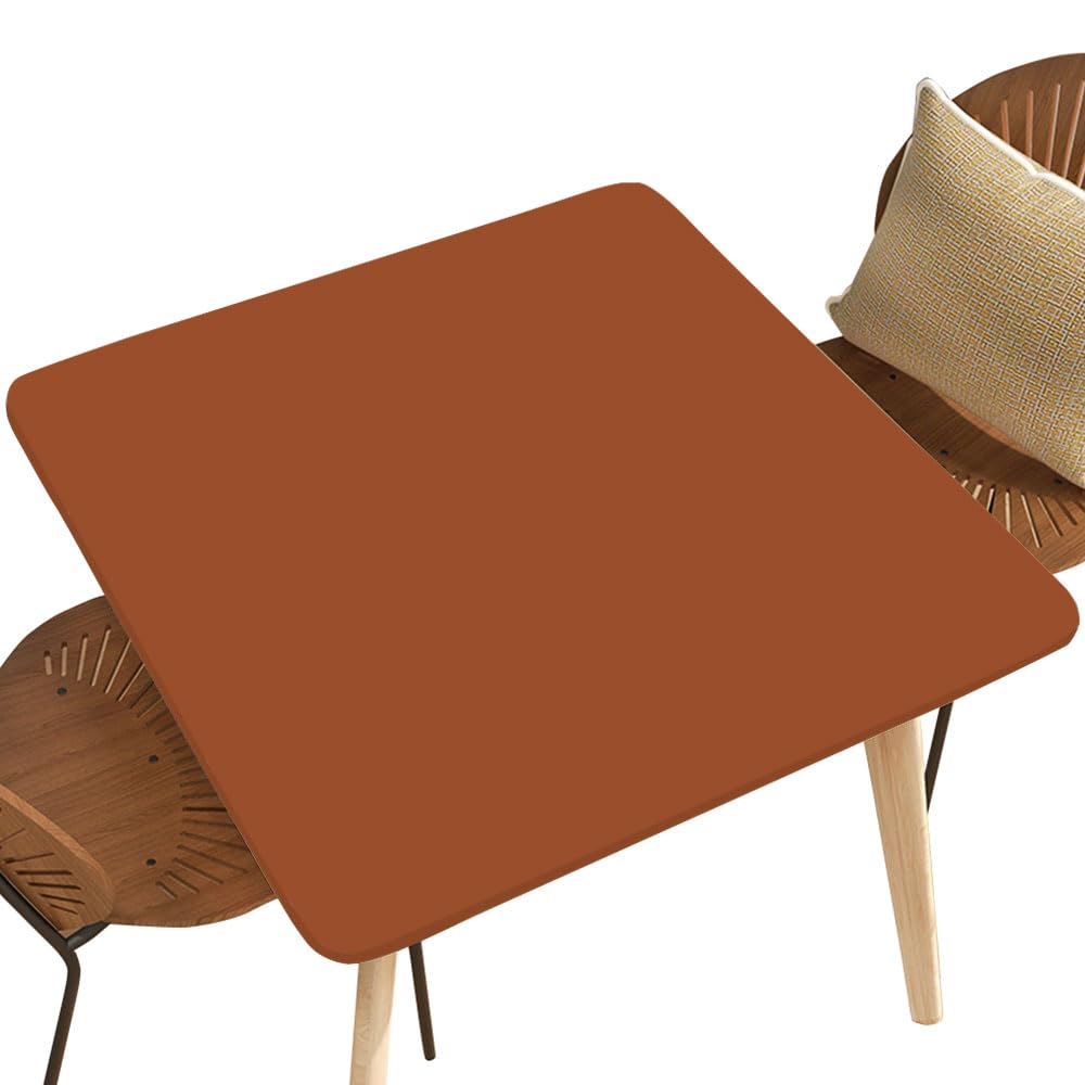 NYRTHUS Square Fitted Table Topper Caps for Square Table 32"x32", Wipeable Table Covers for Indoor Outdoor Events Holidays Decor
