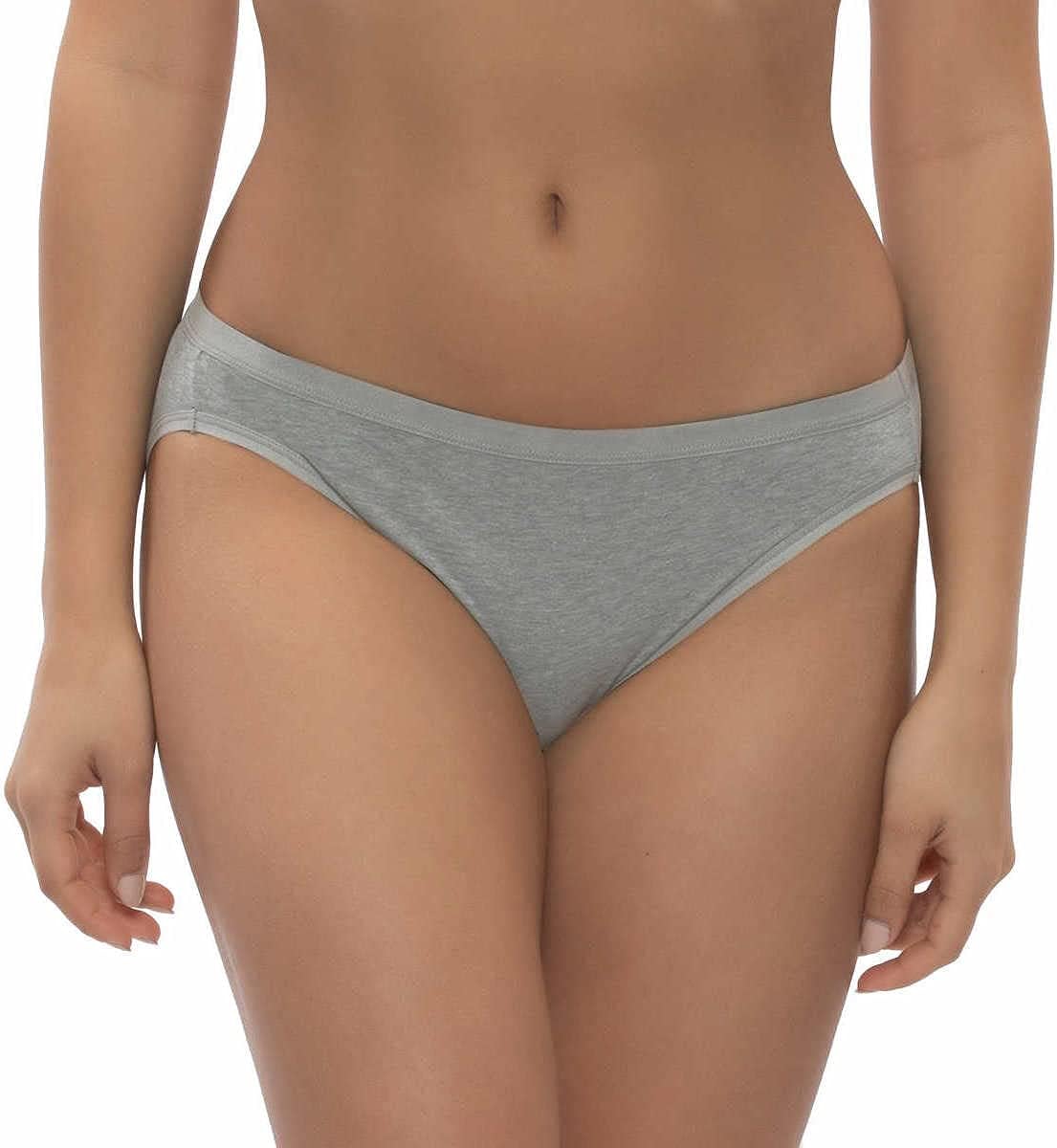 Felina Womens 6 Pack Organic Cotton Stretch Bikini