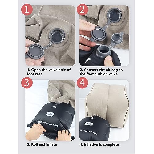 Alomejor Multifunktionale Luftpumpentasche f¨¹r Reisen Outdoor Einkauf - Aufblasbare Tasche mit Schnellem Aufpumpen f¨¹r Camping Fahrrad Auto Zubeh?r