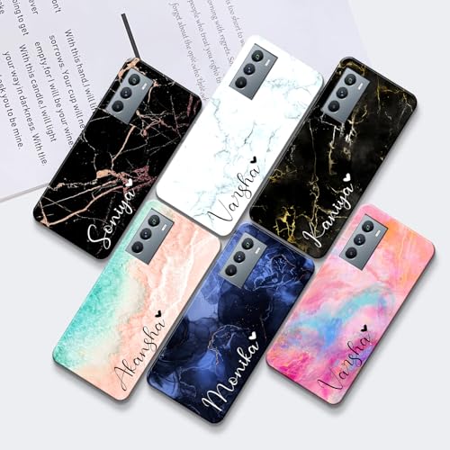 Image of COLORflow Back Cover Compatible with iQOO 9 SE 5G | Marble Colors Customized Back Cover Compatible with iQOO 9 SE 5G