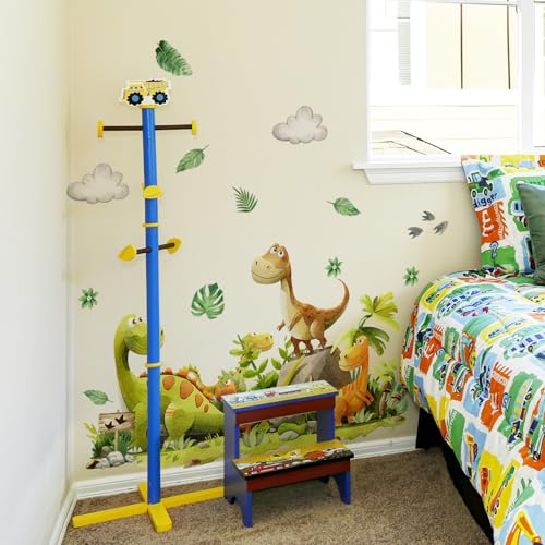 Vinilos decorativos adhesivos vinilo verde dinosaurios para pared miniatura 6