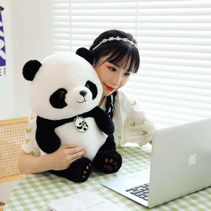 Image of Panda Soft Toy Stuffed Plush for Boys and Girls Cute Plushie Home Decor Teddy Bear 45 CM