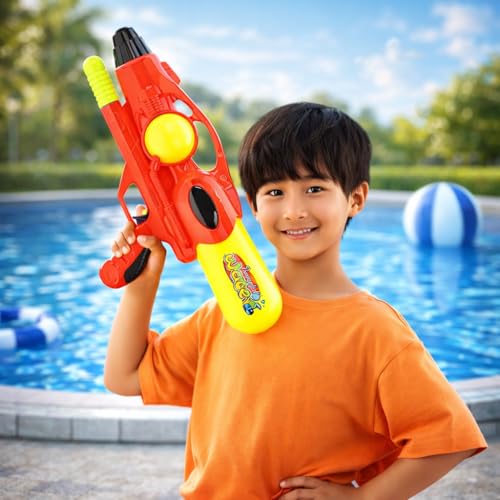 Image of Storio Holi Holi Pichkari Water Gun Toy for Kids with Upto 30Ft Range |High Pressure Mechanism Ideal Outdoor Toy for Pool & Beach Fun