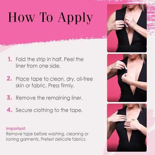 Image of Hollywood Fashion Secrets Double sided medical quality fashion tape, 18 ct Flat Pack