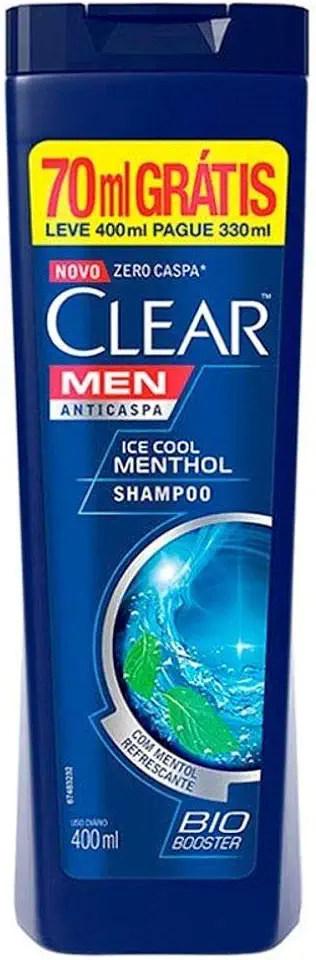 Clear Shampoo Anti Caspa 400Ml Ice Cool Menthol L400P330Ml