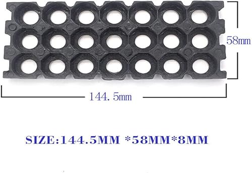 Miniatura 4 de XBERSTAR 18650 Caja de banco de energía, caja de almacenamiento de batería de iones de litio -18650 soporte para fuente de alimentación