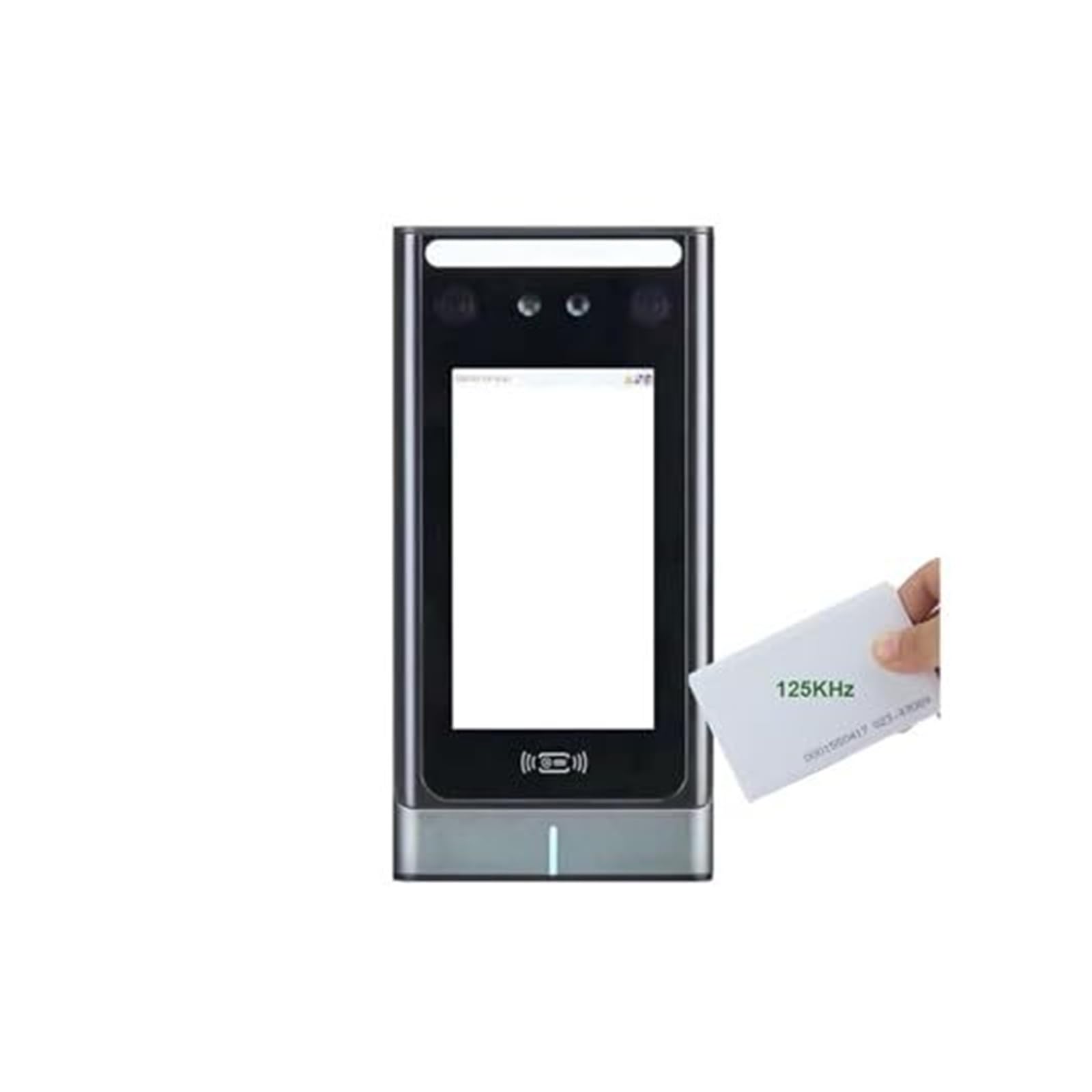 Zegar czasowy z rozpoznawaniem twarzy w świetle widzialnym, kontrola dostępu RFID dla systemu obecności pracowników