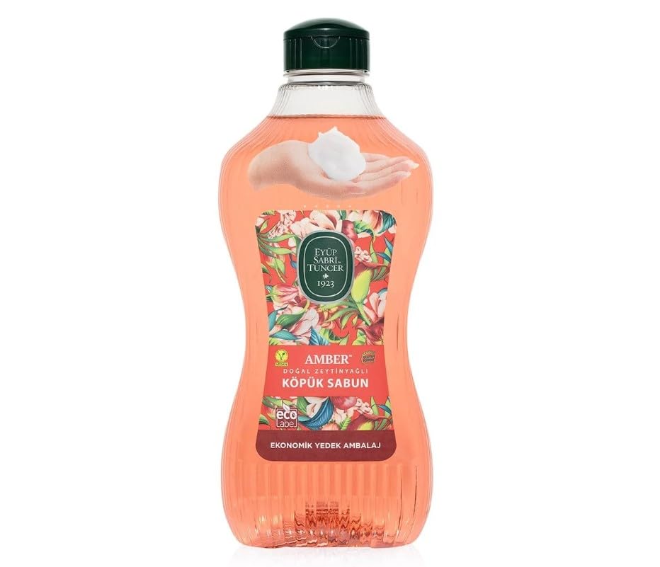 Eyüp Sabri Tuncer Doğal Zeytinyağlı Köpük Sabun Amber 1,5 Litre Pet Şişe
