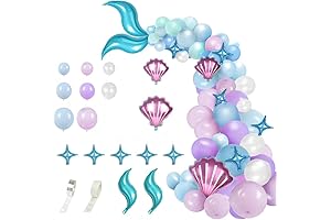 Mermaid Tail Balloon Arch, an Enchanting Addition to Your Next Under-the-Sea Celebration