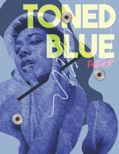 Toned Blue Paper: 4 level of blue toned colors, 8.5x11 inches, 80 pages, 90 gsm