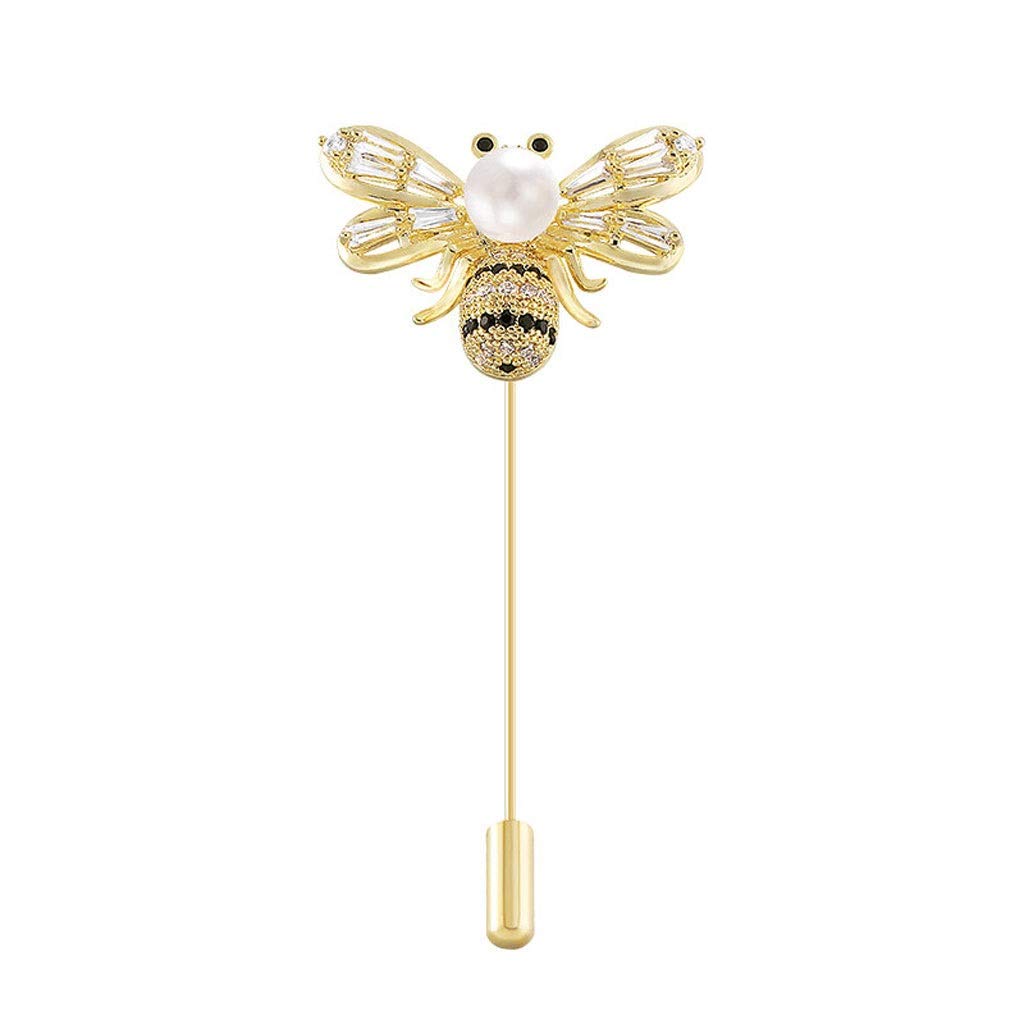 Damen-Brosche, Anstecknadel, kleine Biene, Brosche, weibliche Accessoires, Korsage, Pullover, modisch, atmosphärische Anstecknadel, Feste Kleidung, Dekoration, Exquisite Broschen