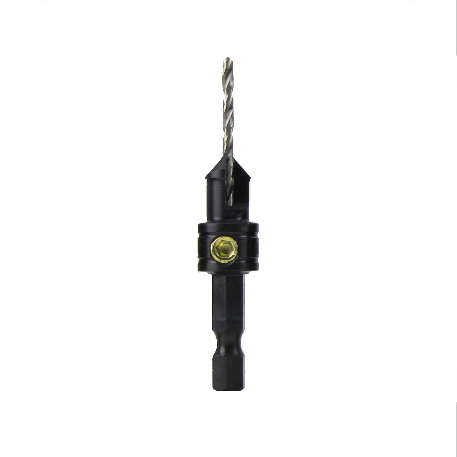 Snappy 82 Degree Countersink for #6 Screws 3/32in. Drill Bit x 3/8 Bore USA Made