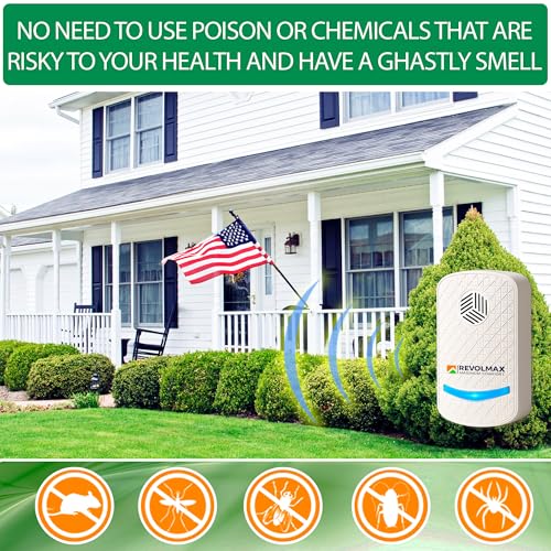 Image of T-27, Ultrasonic Pest Control Repeller - Electronic & Ultrasound, Indoor Plug-in Repellent - Get rid of - Rodents, Mice, Squirrels, Bats, Insects, Bed Bugs, Ants, Fleas, Spiders