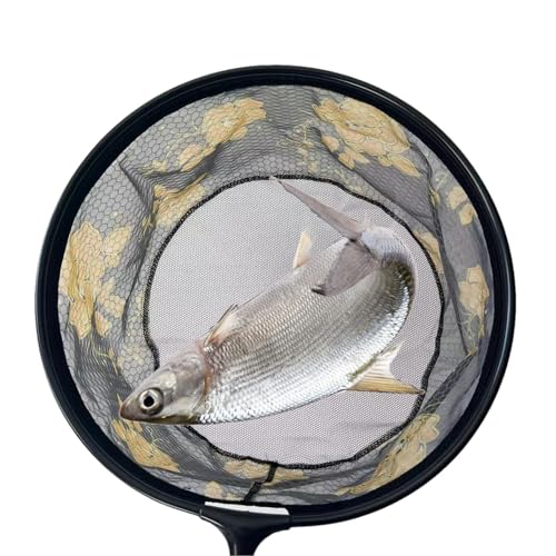 Besreey Équipement de pêche à la truite, filet de pêche à la truite Nano Mesh 35/40/45 cm Épuisette de bassin Épuisette de bassin épaississante, séchage rapide, filet de pêche portable pour truite