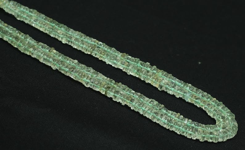 Améthyste verte naturelle perles 6-8mm pour fabriquer un cadeau de bijoux personnalisés - 3