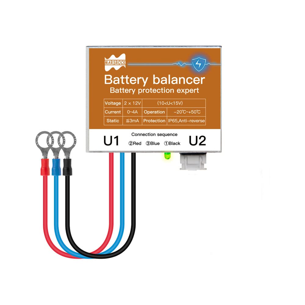 Battery Equalizer Balances 0~5A 10~15V for N*12V Battery Extends Battery Life 30~50% Lead-aicd Lithium Battery