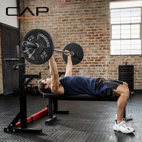 Image of CAP Olympic Barbell - 5FT, 6FT, & 7FT Strength Training Weight Bars, Multiple Options
