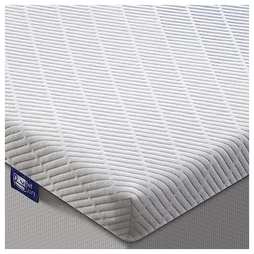 BedStory 3 Inch Queen Size Memory Foam Mattress Topper Firm, Pain-Relief Bed Topper, Enhanced Cooling Pad, Gel Infused High-Density Foam Motion Isolation, Skin-Friendly Cover CertiPUR-US Certified