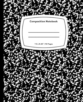 Amazon.com: Composition Notebook Journal: 7.5 x 9.25