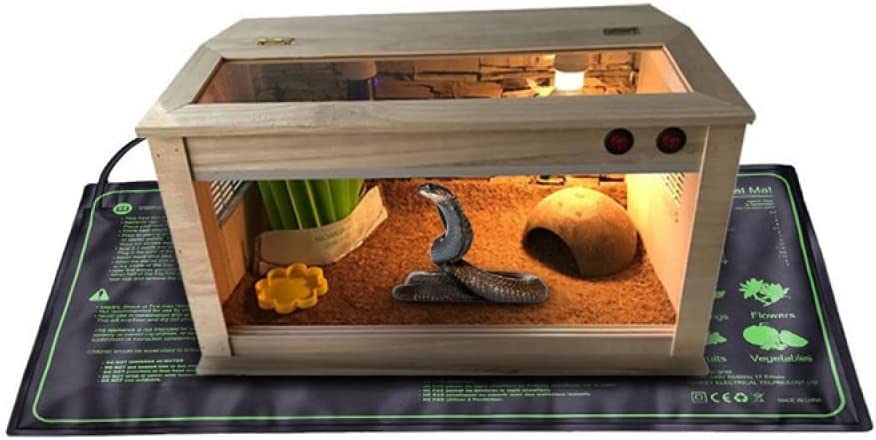 Alfombrilla de calor para reptiles 50x25 cm 110V
