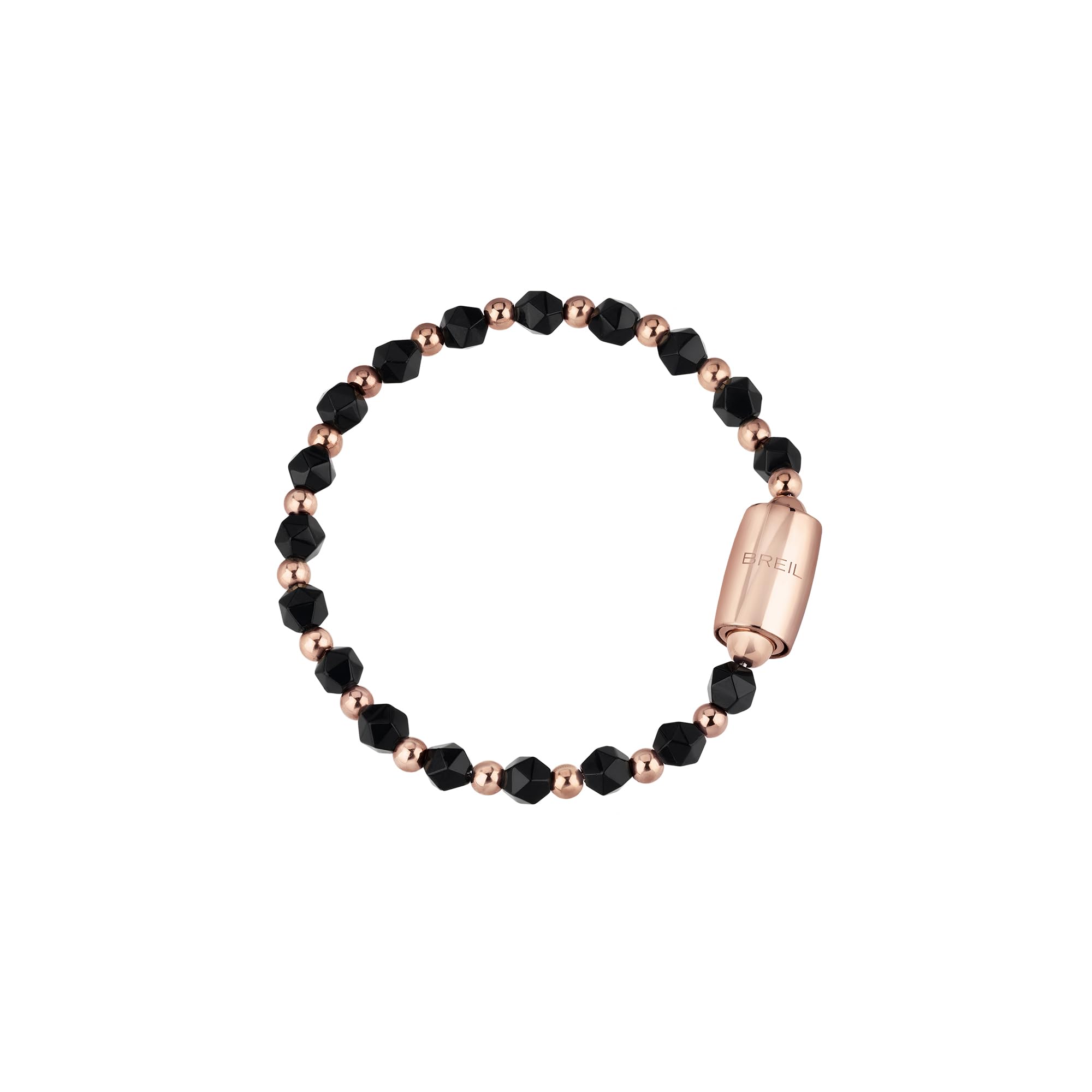 Breil BRACELET-MAGNETICA SYSTEM-4 Bracelet en acier coloré et onyx pour femme