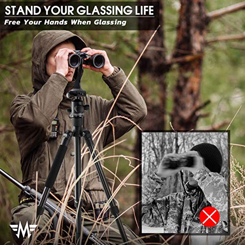 Binocular Tripod Adapter, Binocular Mount 1/4 Inch Threading Mount Aluminium,Tripod Adapter For Bird Watching, Safari Sports Events, Optics Uni-Adaptor Tripod #TOP1