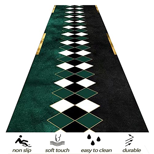 Alfombras de pasillo largo antideslizantes con moqueta espesa lavable 5