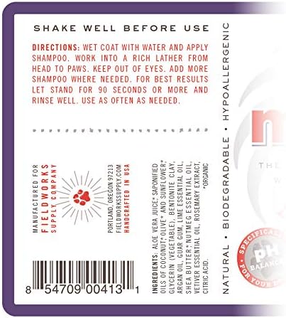 moosh natural dog shampoo