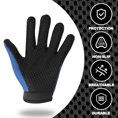 JAGASOL Luvas De Equitação Para Esportes Motorizados Infantis Motocicleta, Bmx, Mountain Bike, Quadr