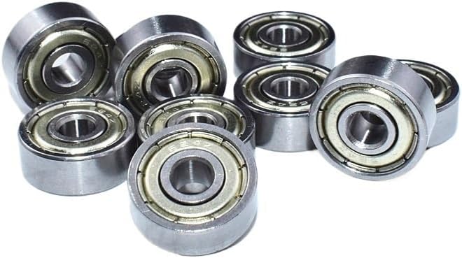Bearing Carbon Steel 624ZZ 50 Pieces 4 * 13 * 5(mm) Metal Sealed High Speed Mechanical Equipment Parts