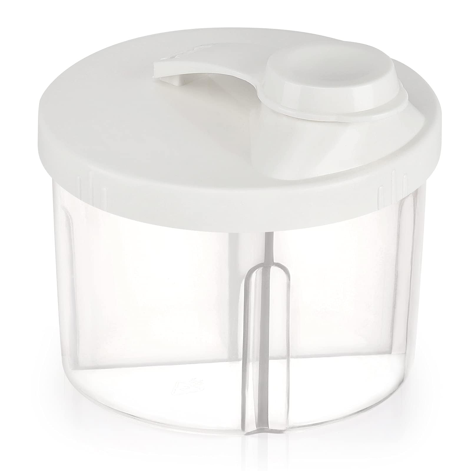 Baby Formula Dispenser On The Go Non-Spill Rotating Four-Compartment Formula Container to Go Milk Powder Kids Snack Container for Infant Toddler Travel Outdoor