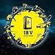 Kärcher Battery Power18/25,18 Vor36 V, 2,5 Ah(Energieverbrauch 45 Wh, Echtzeitanzeige Akku, Lithium-Ionen-Akku, extrem robust, Temperaturmanagement, Strahlwasser geschützt, automatischer Lagermodus)
