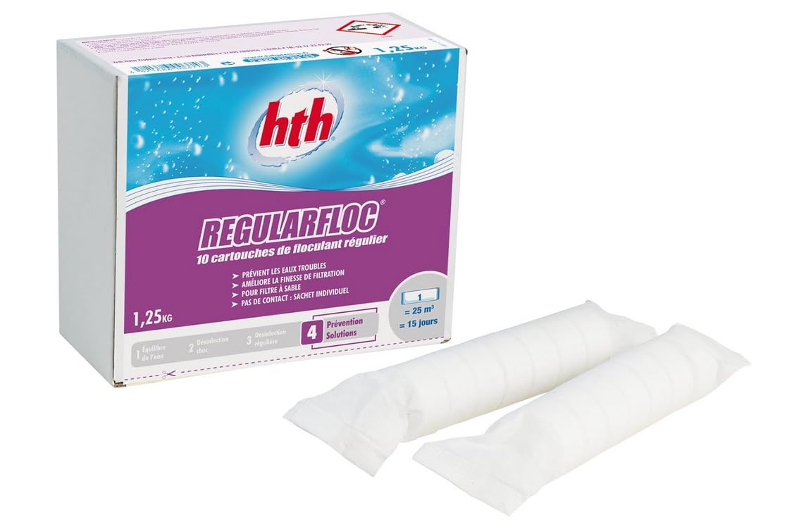 HTH floculant Cartouches (10 x 125 g)