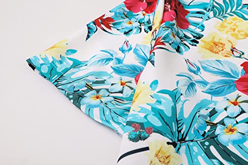 Image of SANGTREE Family Matching Hawaiian Outfits , Casual Beach Travel Clothes ,Vacation Clothing Set for Women & Men & Girls & Boys