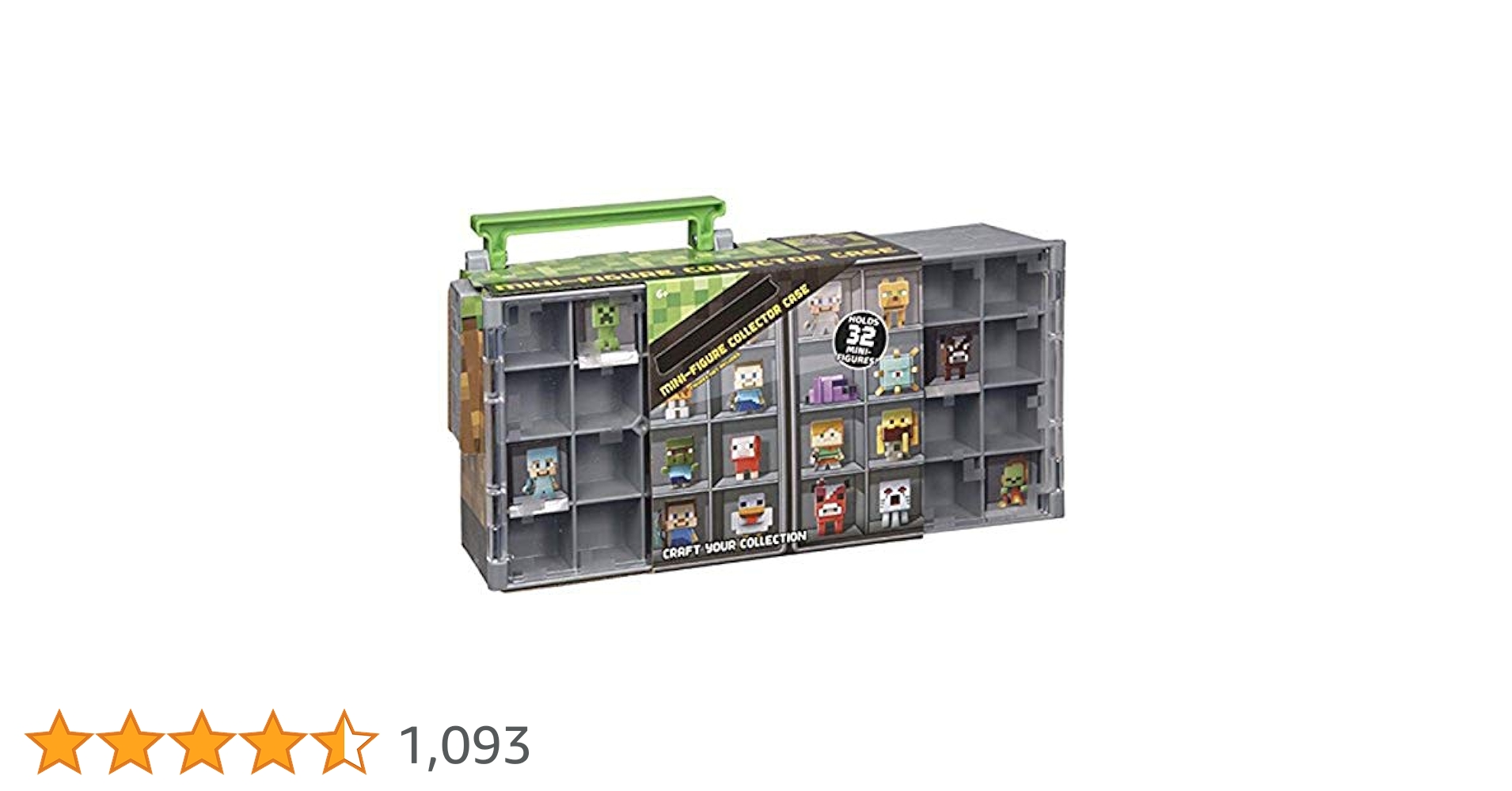 マインクラフト ミニフィギュア コレクションケース　フィギュア多数 Amazon | マインクラフト ミニフィギュア コレクティング ケース
