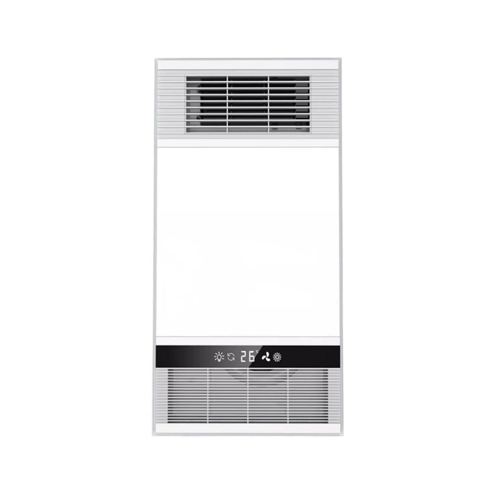Ventiladores de ventilación Ventilador de ventilación potente rectangular, extractor baño, iluminación, máquina calefacción integrada for, calentador techo integrado