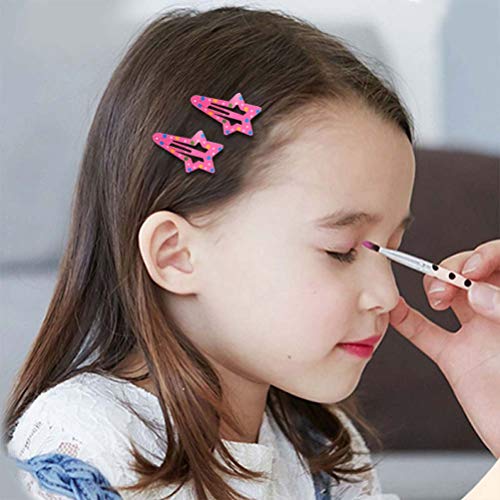 Lurrose 60 peças de grampos de cabelo mental, lindos desenhos de animais de estimação, conjunto de p