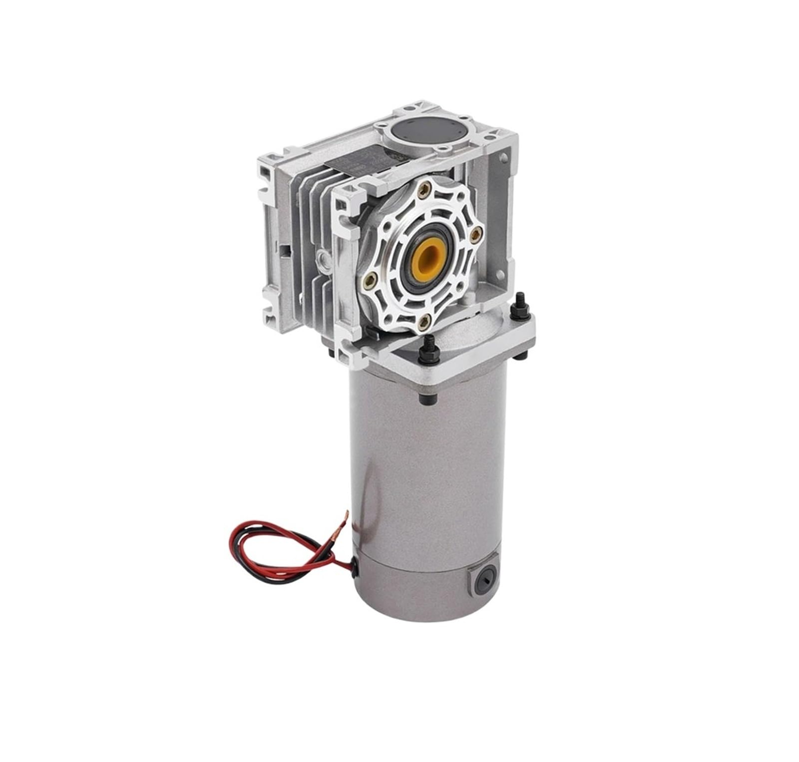 Reductor de engranajes helicoidales de alto par de 300 W con motor de CC de velocidad ajustable y caja de engranajes helicoidales RV040 de 18 a 360 rpm. Fuerte disipación de calor(300w,12V)