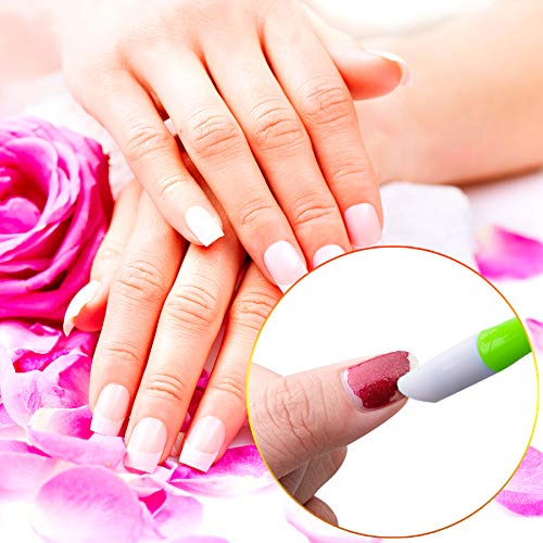 BQTQ 75 Pieces Rubber Nail Cuticle Pusher Plastic Handle Nail Cleaner Rubber Tipped Cuticle Pusher Colored Nail Art Tool for Men and Women, 15 Colors - Thumbnail 7