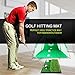 PGM Golf Mat 12x24in Golf Hitting Mat Premium Synthetic Turf Golf Grass Mat for Backyard Driving Golf Turf Practice Mat with Non-Slip Backing Mini Golf Practice Training Aid Ideal for Indoor Outdoor