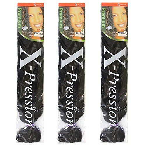 X-pression Premium Original Ultra Braid. - Color 30 (Pack of 3)