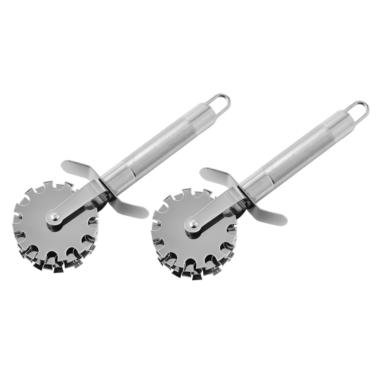 OUNONA 2pcs Stainless Steel Meat Tenderizer Roller Tool Ergonomic Meat Loosening Device for Steak Pork Compact and Easy to Use Essential Kitchen Cooking Gadget