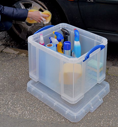 Really-Useful-Storage-Box-35-Litre-Clear-in-Card-Ref-35CCB